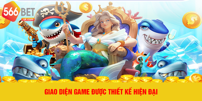 Giao diện game được thiết kế hiện đại